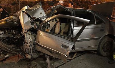 ۵ کشته  بر اثر برخورد پژو  با تریلی