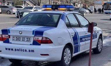 تصویر/ خودروی ایرانی ماشین پلیس ارمنستان