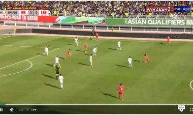 گل اول ایران به لبنان توسط آزمون