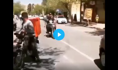 ببینید| گریه های تاسف بار جناب راننده پس از تصادف در شیراز