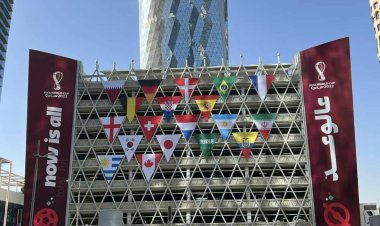 تصویر / پرچم ایران بین تیم‌های حاضر در جام جهانی