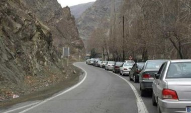يکطرفه شدن جاده چالوس از امروز