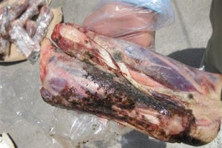 فرمانده انتظامی خرمشهر: ۲۵۰ کیلوگرم گوشت فاسد در خرمشهر کشف شد