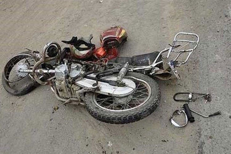 تصادف مرگبار موتورسیکلت با پژو پارس در جاده جمرک