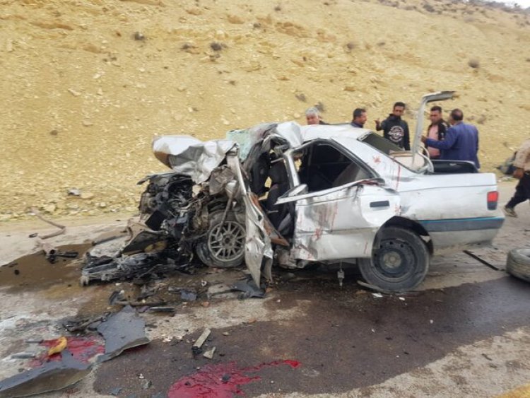 تصادف در مسیر شیراز_سپیدان/۵ نفر جان باختند