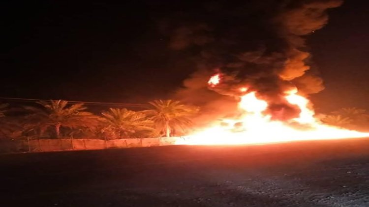 راننده پژو در بندرخمیر در آتش سوخت