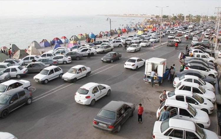 افزایش ۱۰۳ درصدی ورود خودروها به بوشهر در ایام نوروز