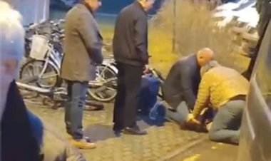 ببینید |  رفتار زننده پلیس دانمارک با بانوی ایرانی