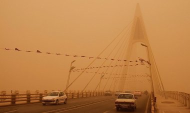 آسمان خوزستان خاکی می شود