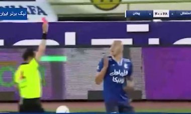 اخراج مدافع استقلال مقابل پیکان