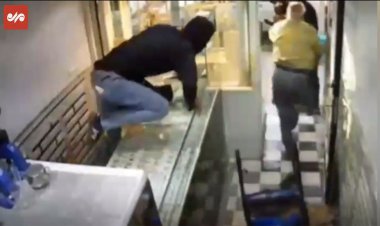 فیلم سرقت مسلحانه ناموفق در شوش 