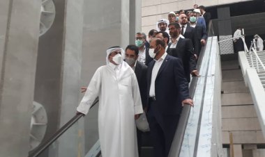 بازدید وزیر حمل و نقل و ارتباطات قطر از ترمینال جدید فرودگاه و بندرگاه کیش