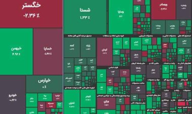 بورس سبزپوش شد