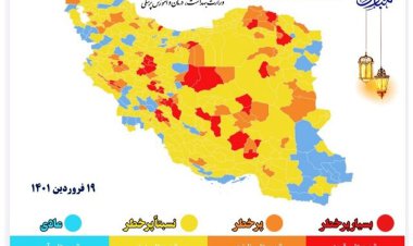 ۲ شهرستان خوزستان در وضعیت پرخطر کرونا