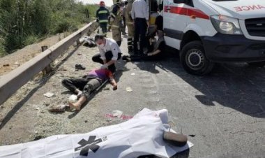 ۴ نفر در تصادف تیبا و تانکر  جان باختند