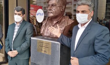 سردیس شهید آوینی در بندرعباس رونمایی شد