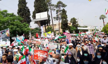 حمایت مردم فارس از فلسطین در نخستین روز قدس قرن جدید