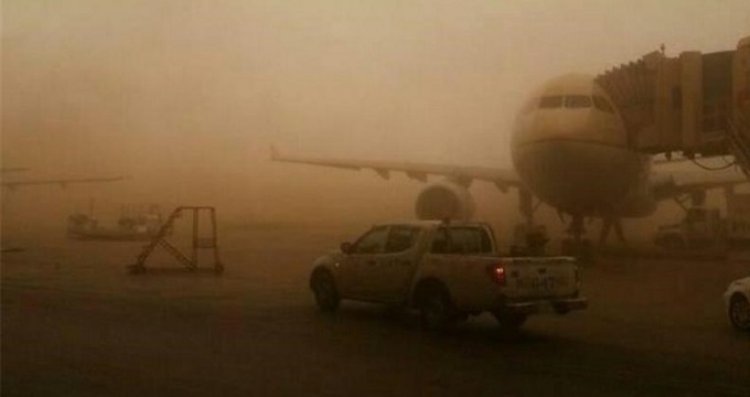 گرد و خاک پرواز آبادان - تهران را لغو کرد