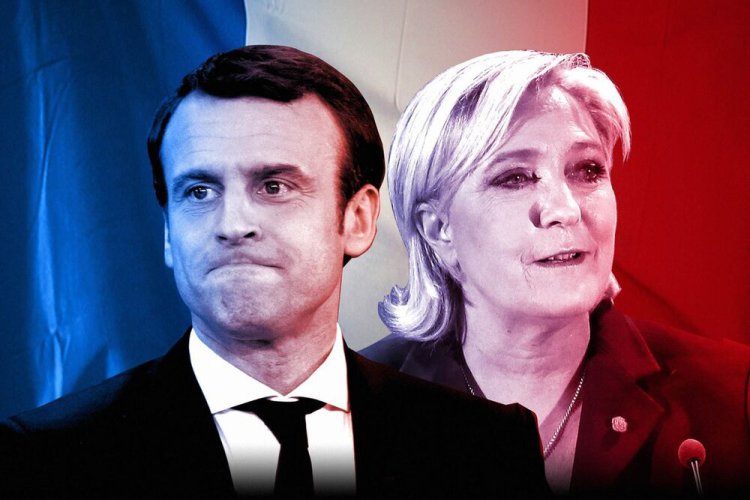 پیشتازی مکرون و لو پن در دور نخست انتخابات فرانسه