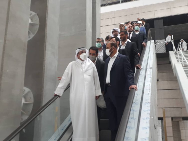 بازدید وزیر حمل و نقل و ارتباطات قطر از ترمینال جدید فرودگاه و بندرگاه کیش