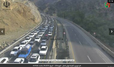 هم اکنون ترافیک سنگین در محورهای شمالی کشور