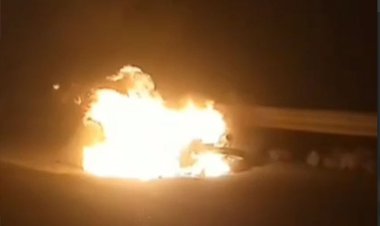 آتش گرفتن تمام دارایی یک سوختبر بلوچ