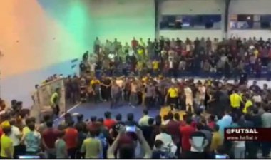 صحنه‌ای جالب از فینال جام رمضان شهرستان داراب