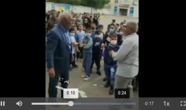 ببینید | کتک خوردن ناظم مدرسه از پدر یکی از دانش آموزان
