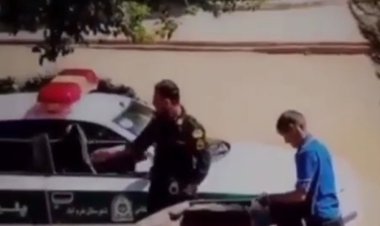 ببینید| برخورد متفاوت نیروی انتظامی با جوان زباله‌ گرد