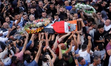 ببینید| مراسم تشییع پیکر «شیرین ابوعاقله» خبرنگار الجزیره