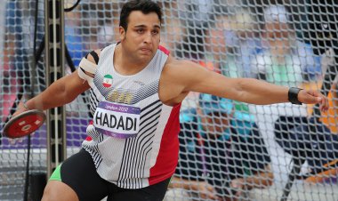 قهرمانی احسان حدادی در مسابقات کشوری با پرتاب کمتر از ۶۰ متر