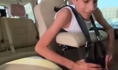 رانندگی جالب یک جوان معلول قطری با لندکروز آخرین مدل را ببینید!