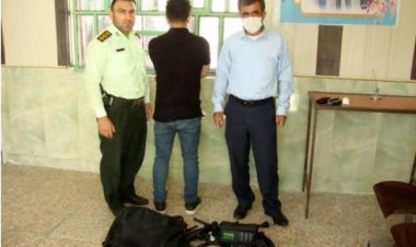 دستگیری یک فرد کاوشگر غیر مجاز اشیاء تاریخی در باغملک