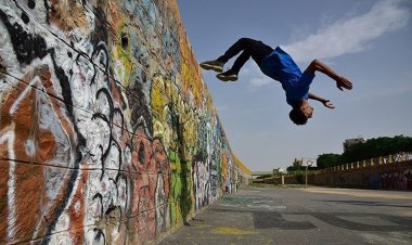 فارس قهرمان رقابت‌های پارکور آزاد کشوری