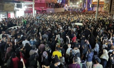 عزاداری و اعتراض شبانه در آبادان