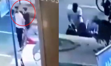 ببینید | کتک خوردن شدید یک سارق موبایل وسط خیابان توسط مردم