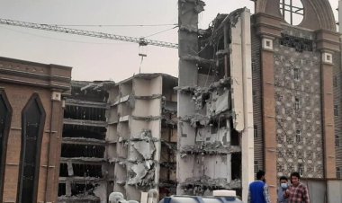 عکسی که جوشکار متروپل ساعتی قبل از فروریختن برج و مرگ خودش گرفت