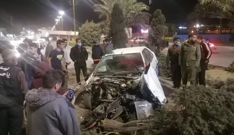 حادثه رانندگی در جاده سوسنگرد چهار مصدوم برجا گذاشت
