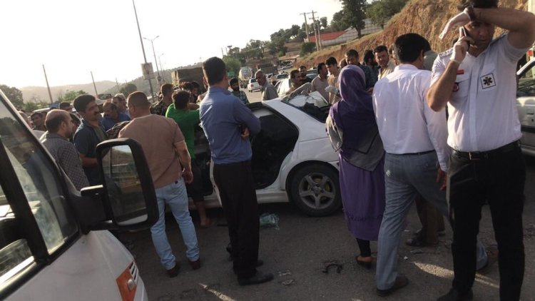 ۲ کشته در اثر انحراف خودروی پژو پارس در جاده یاسوج