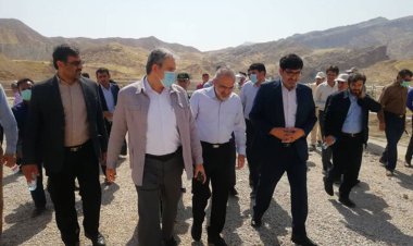 بازدید معاون رئیس جمهور از پروژه های نیمه تمام استان بوشهر