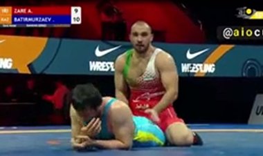 کشتی بین‌المللی قزاقستان| زارع طلایی شد