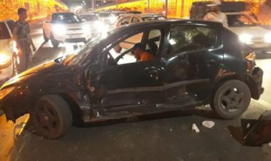 تصادف زنجیره‌ای خونین چند خودرو با ۱۴ مصدوم در شیراز