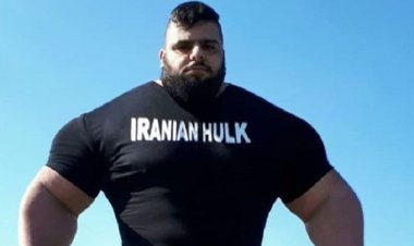 ببینید؛ هالک ایرانی باز هم خود را سوژه کرد