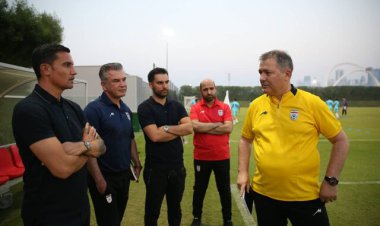 حضور سفیر جام جهانی در تمرین تیم ملی فوتبال ایران