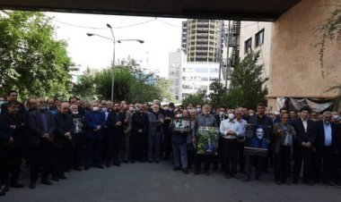 مراسم تشییع و تدفین پیکر سیدمحمود دعایی| عکس