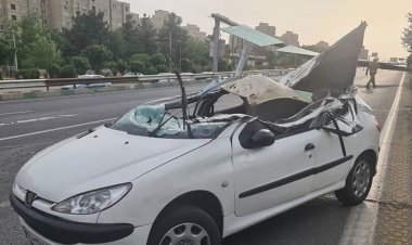 طوفان امروز پایتخت هم خسارت زد هم مصدوم داشت