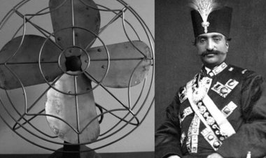 واکنش ناصرالدین شاه در نخستین مواجهه با پنکه!