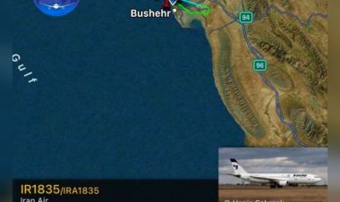 فرود پرواز جده به مشهد در بوشهر