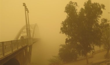اخطار مدیریت بحران خوزستان نسبت به وقوع گرد و خاک