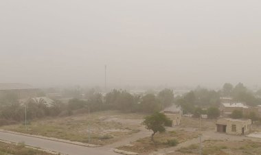 انتشار ریزگردها تا ۱۹ برابر حد مجاز در آبادان